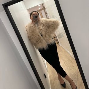 Free People Faux Fur Coat